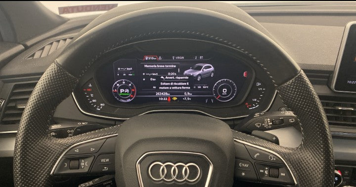 Audi Q5 40 2.0 tdi Business Sport quattro 190cv s-troni Garanzia 12 mesi.✅ Chilometraggio certificati ✅ Fatturabile iva esposta ✅Consegna in tutta Italia.Motore e cambio in ottime condizioni,Clima automatico, cruiser control, rimessa in carreggiata,anti