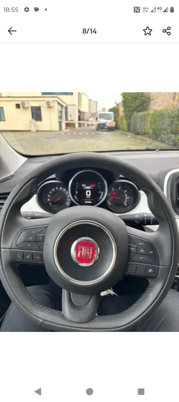 FIAT 500 X 1.6 MJT LOUNGE 4X2 120CV  MANUALE KM 93.000